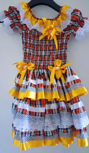 Vestido de São João infantil