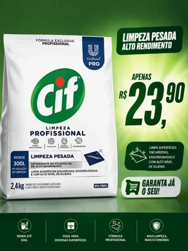 LIMPEZA PESADA POR UM PREÇO LEVE!