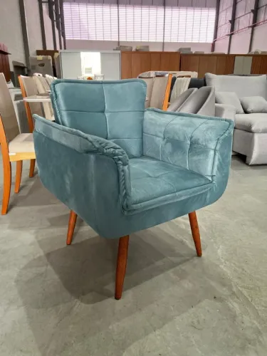POLTRONA EM SUEDE APENAS R$399 À VISTA - DIVERSAS CORES