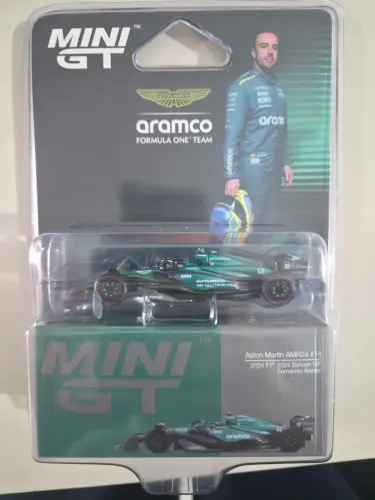 MiniGT Aston Martins AMR24 - Fernando Alonso