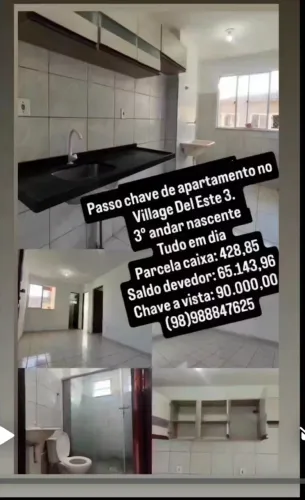 PASSO CHAVE DE APARTAMENTO NO VILLAGE DEL ESTE 3
