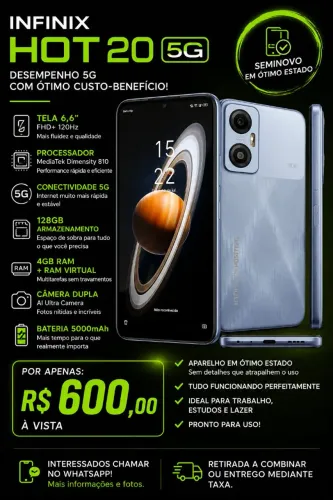 VENDO INFINIX HOT 20
