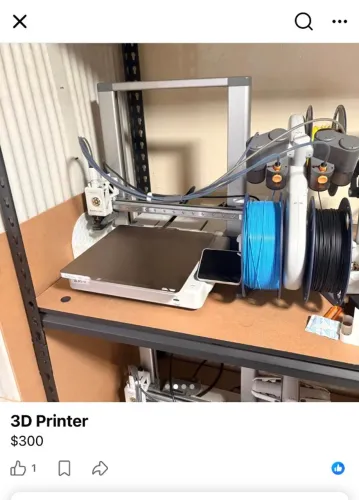 Vendo impressora 3D nova