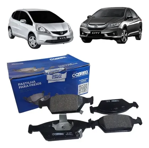 Pastilha Freio Dianteira Cobreq City Fit 1.5 1.4