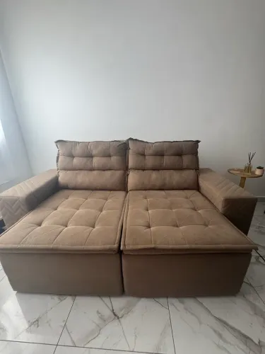 Sofá retrátil 3 lugares 