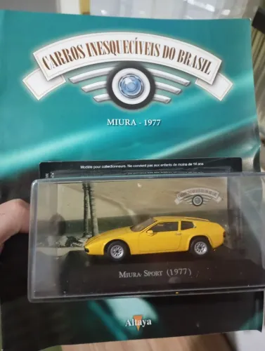 Carrinho miniatura Miura Sport 1977 novo na caixa 