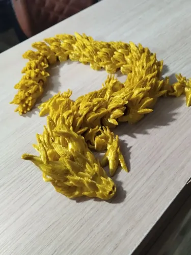 Dragão Articulado 48cm em Impressão 3D - Flexível, Decorativo e Colecionável
