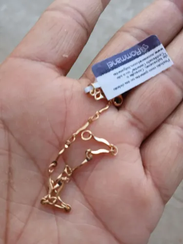 Pulseira Rommanel Banhada a Ouro 18k Nova 