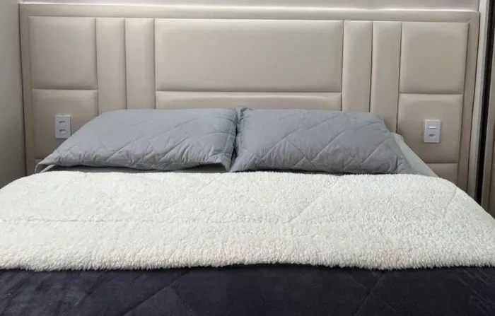 Cabeceiras estofadas (fabricação própria). Transforme seu quarto ?