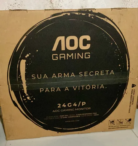 Monitor Gamer AOC 24G4/P (24 polegadas). LACRADO E NA GARANTIA!