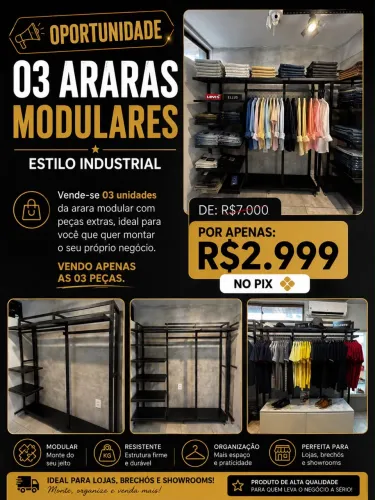 03 araras modulares industriais 