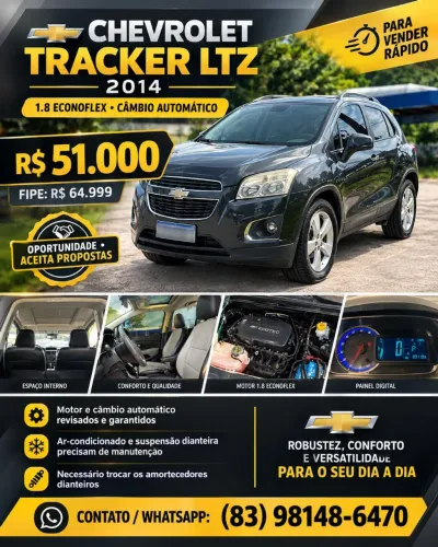 Chevrolet Tracker LTZ 1.8 16V Flex 4X2 Aut. 2014