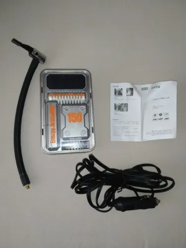 Compressor De Ar Automotivo Digital 12v - Liga No Acendedor - SuperPump 150 PSI