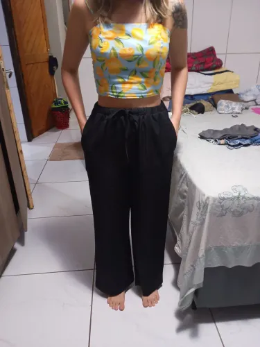 Calça Pantalona Preta