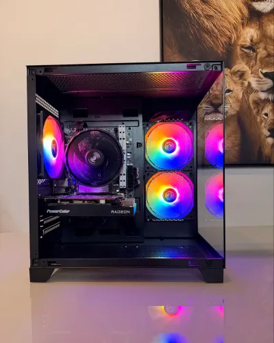 PC Gamer Full AMD Ryzen novo na caixa 