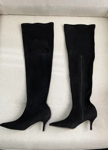Bota preta cano longo Dumond