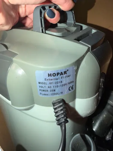 Canister e itens para aquário