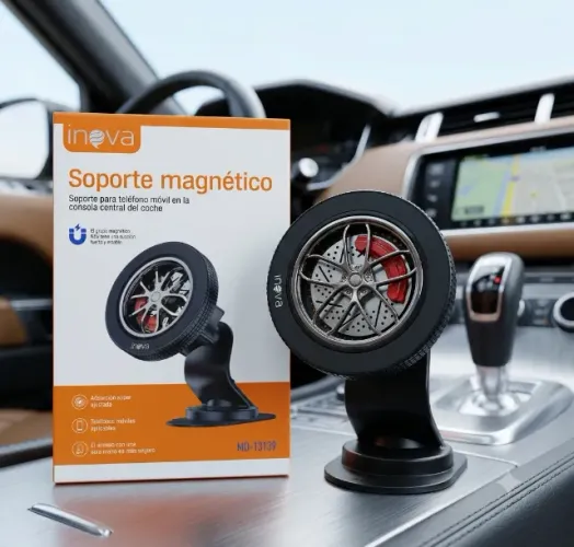 Suporte Magnético para Celular Inova (Rotação 360 graus) Novo