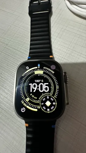 Apple Watch Ultra 1 (49mm) Titanium Case - Starlight Alpine Loop L - Venda em Indaiatuba