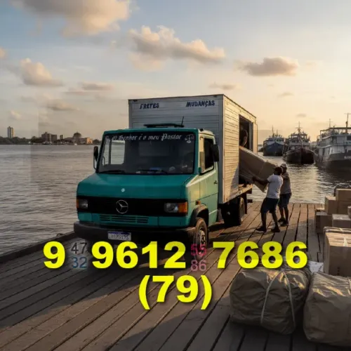 Mudança/Transporte de Cargas AGORA em Aracaju, atendimento rápido!