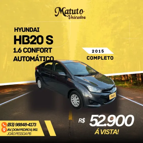 Hyundai HB20S C.style/c.plus1.6 Flex 16V Aut. 4P 2015