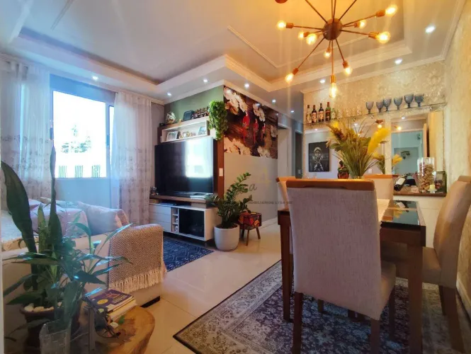 Apartamento 48m²  02 Dormitórios | 01 Vaga  Condomínio Clube Parque dos Sonhos | Ferraz de