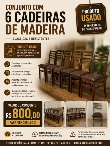 Jogo de cadeiras