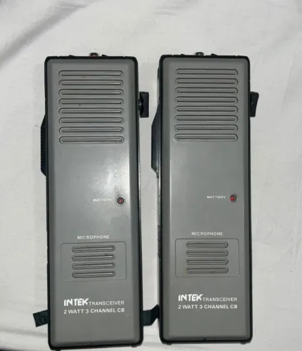 Par De Walkie Talkies Intek Gt-777 Vintage Funcionando