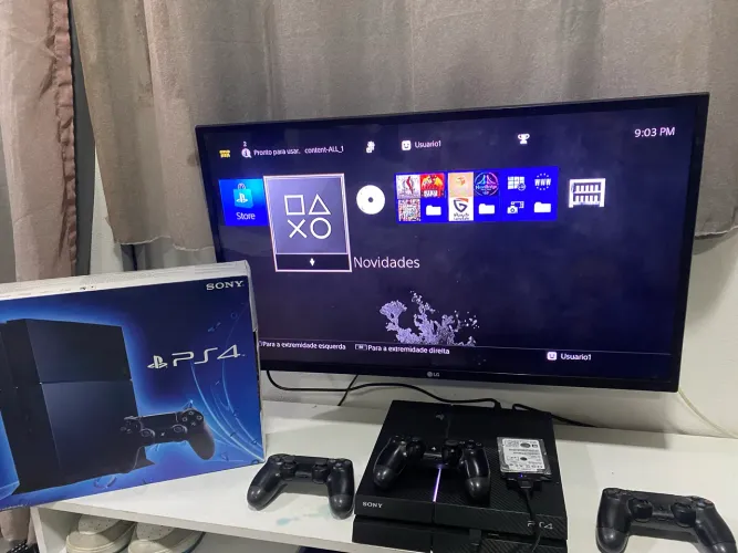 PS4 DESBLOQUEADO 3 CONTROLES