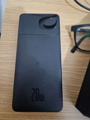 Carregador Portátil Powerbank Type-c, Usb Preto Pd 20w Turbo Rápido 10.000mah