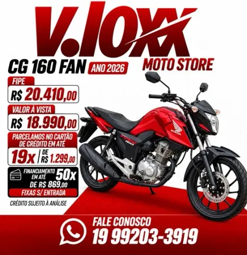 HONDA CG 160 FAN 2025/2026