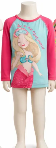 Vende-se camisa UV com proteção solar infantil