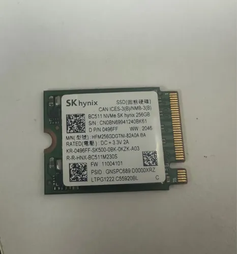 ssd nvme 256gb 2230