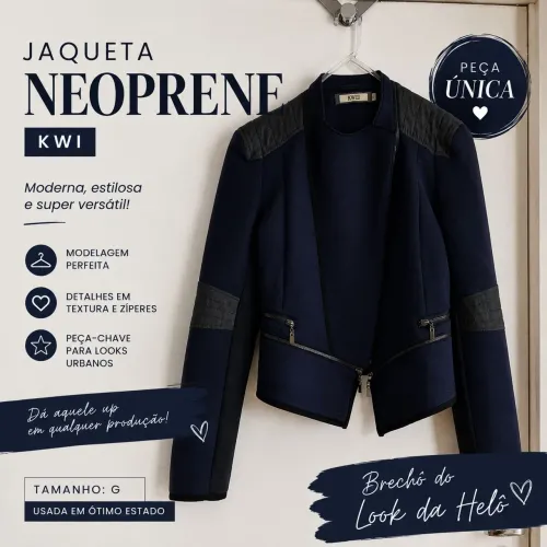 Jaqueta de Neoprene