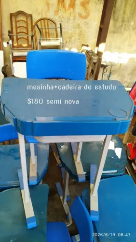 Mesa + cadeira escolar 
