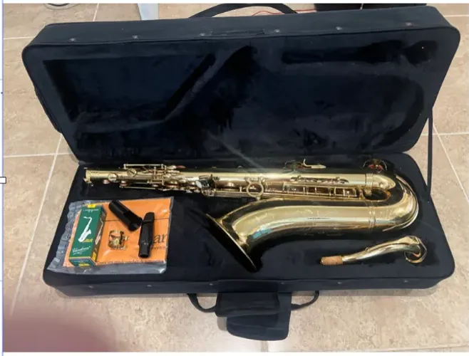 Saxofone Tenor Dasons Si Bemol Pouquíssimo Uso + Estojo