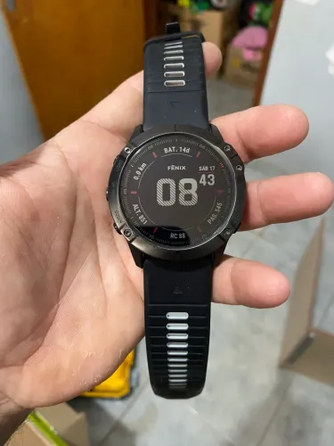 Garmin fênix 6X tela de safira sem detalhes
