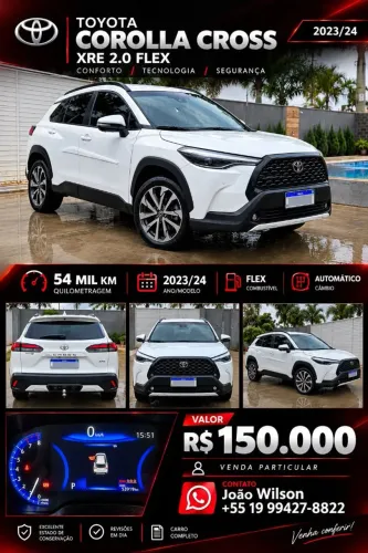 Toyota Corolla Cross XRE 2.0 16V Flex AUT 2024