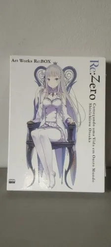 Re:Zero Art Works Re:BOX Completo NewPOP ? Fora de Catálogo para colecionar