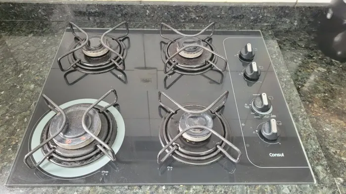 Fogão cooktop e depurador de ar