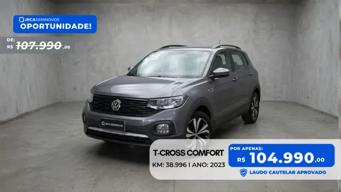 Volkswagen T-Cross Comfortline 1.0 TSI Flex 5P Aut. 2023