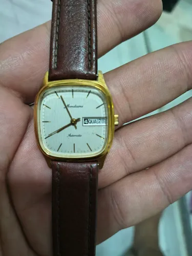 Relógio Mondaine automático vintage anos 70/80