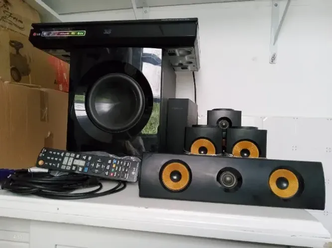 home theater 1200 W de potência de saída