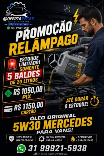 Vendas de óleo sprinter
