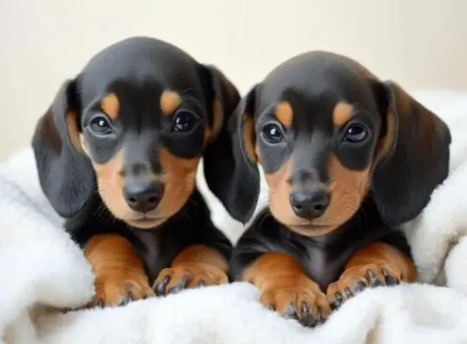 Basset Dachshund Mini Filhotes Cores Tradicionais.