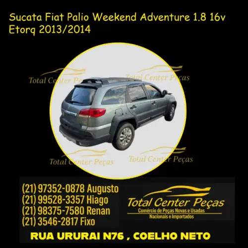 Remoção de Peças Fiat Palio Weekend