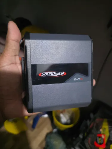 Módulo amplificador SD400 2 canais 4 ohms.