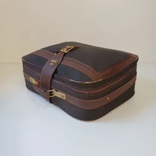 Mala Vintage Samsonite Original Grande Anos 70/80 Preta