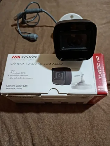 Câmera DVR Hikivision com audio