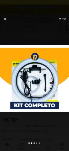 Suporte de celular com LED Ringlingth